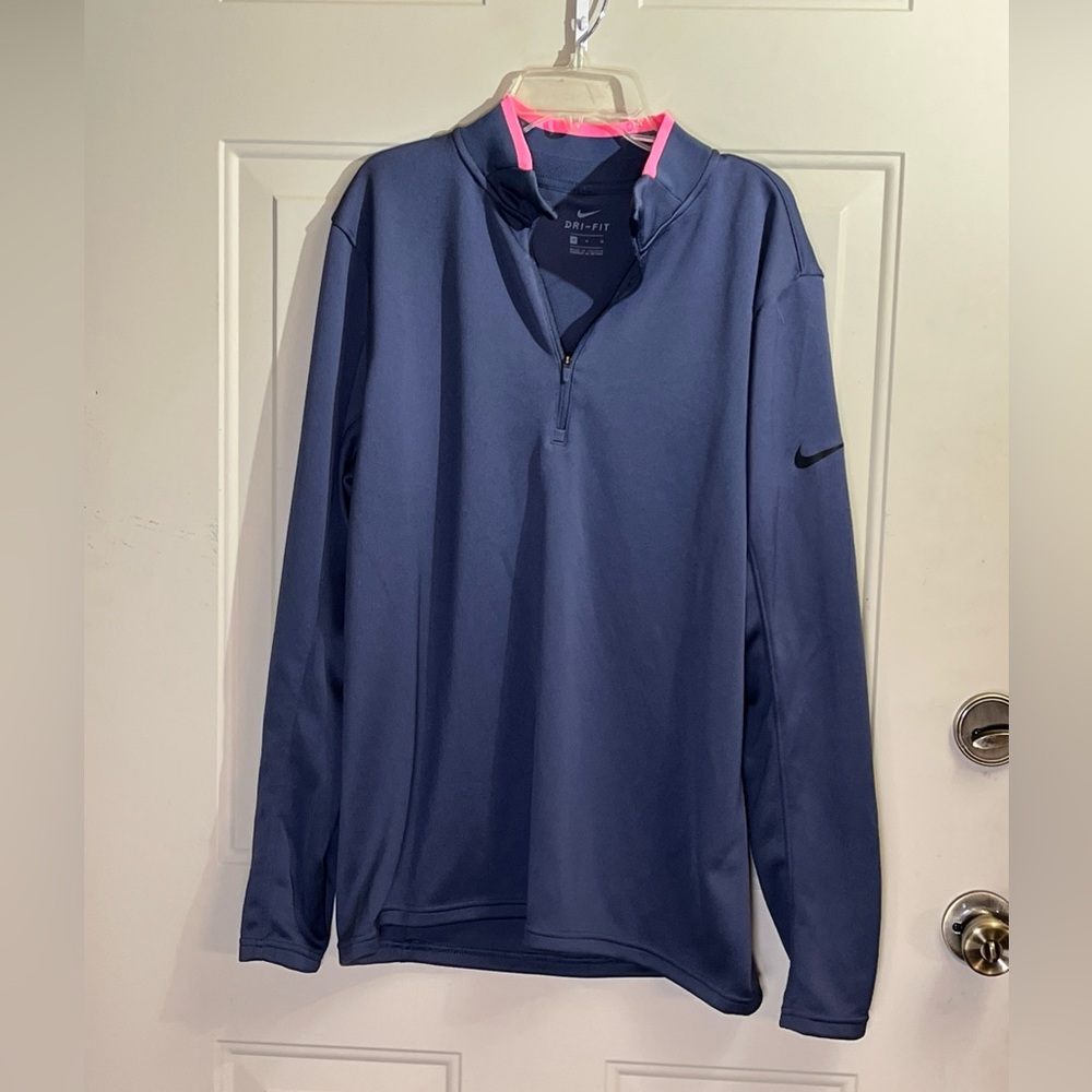 NIKE - MEN'S DRI-FIT SOLID 1/2-ZIP COVER-UP